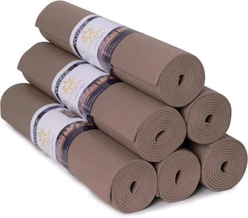 Vista 11 de Voyage - Tapete de yoga a granel, paquete de 6, 72 x 24 pulgadas, esterillas de yoga profesionales para estudio y gimnasio, 0.197 in de grosor