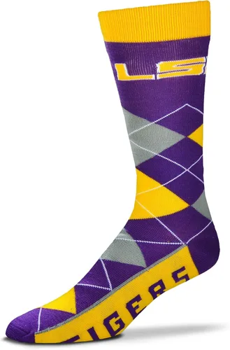 Vista 10 de FBF NCAA - Calcetines unisex para adultos, diseño de rombos