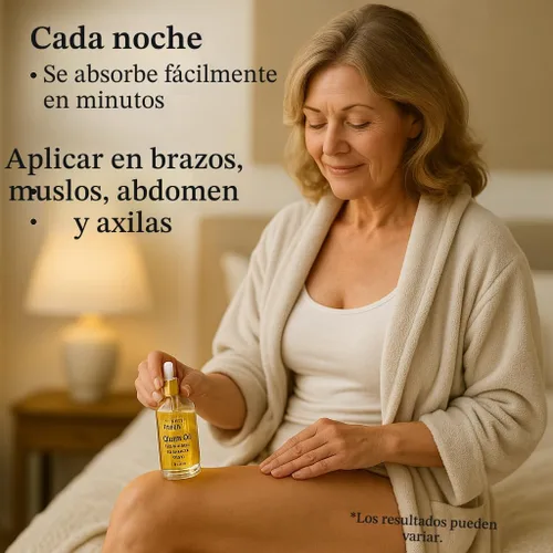 Vista 8 de Erae Queen Oil - Aceite reafirmante botánico natural prensado en frío para cara y cuerpo - Hidrata tensa y restaura la elasticidad para la piel