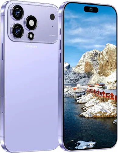 Vista 9 de Huness Teléfono celular desbloqueado de 17 PM 16+1TB, pantalla HD de 6.9 pulgadas, Android 15 7000mAh batería de larga duración, 5G/Dual SIM/botón