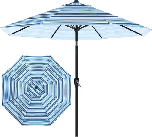 Vista 29 de ABCCANOPY 7.5FT Patio Umbrella Outdoor 6 RibsTable Umbrella(Brown)