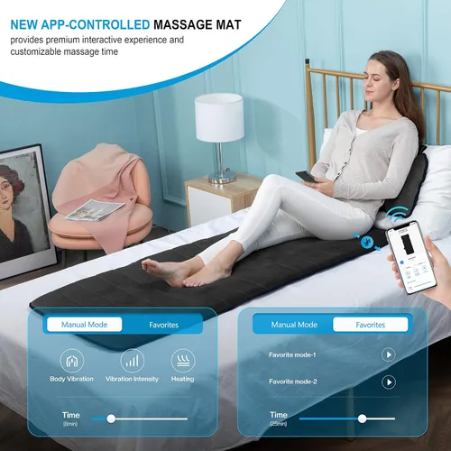 Vista 6 de COMFIER Shiatsu - Masajeador de pies con calor, vibración, máquina de masaje de pies de compresión rodante para fascitis plantar, tapete de masaje