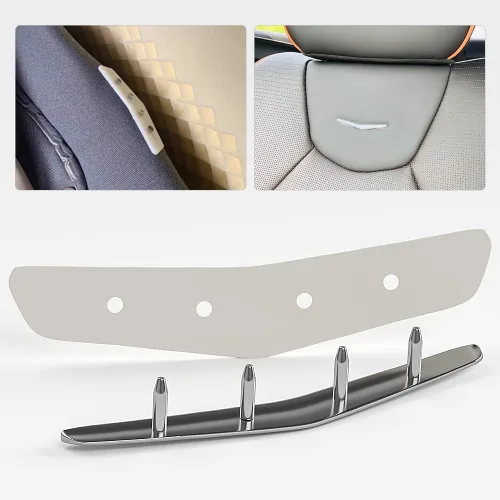 Vista 7 de Reemplazo para interior Posher asiento de cabina Wave Crest Badge Cadillac ATS XTS XT5 oe# 23267944 Cuero