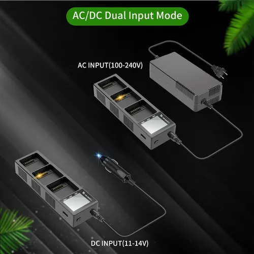 Vista 2 de Hanatora Multi Function Charger with Storage Charge,Discharge for DJI Mavic 3 Series Battery,Wall & Car Parallel Charing hub for Mavic 3 Pro Classic