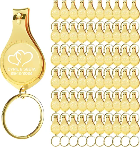 Vista 16 de Abrebotellas multifunción 4 en 1, cortauñas, recuerdos de boda, privado personalizado, plateado, regalos multiherramienta para hombres