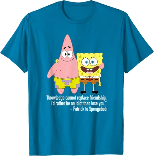 Vista 9 de Mademark x SpongeBob SquarePants - Patrick & SpongeBob - Camiseta de la amistad Asfalto