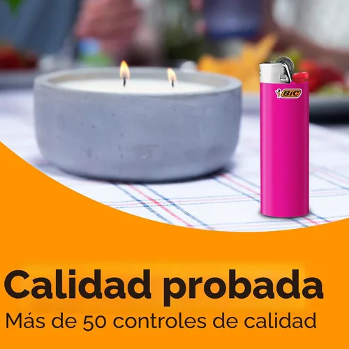 Vista 7 de BIC Maxi encendedores de bolsillo, fiables y duraderos, varios colores, paquete de 12