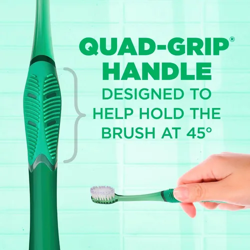 Vista 5 de GUM Technique Deep Clean Cepillo de dientes - Compacto suave - Cepillos de dientes suaves para adultos con encías sensibles - Cerdas extra finas, 1