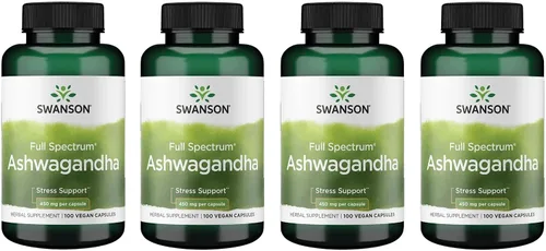 Vista 7 de Swanson Suplemento en polvo de Ashwagandha - Suplemento de raíz y partes aéreas de Ashwagandha que promueve el alivio del estrés y el apoyo
