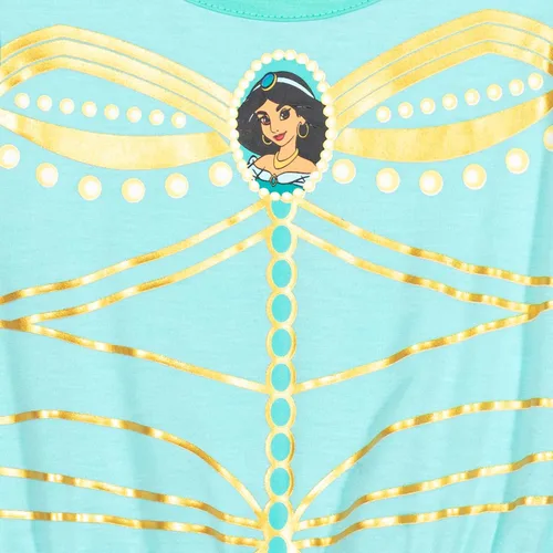 Vista 4 de Disney Princess Moana Frozen Ariel Cenicienta Tiana - Mameluco y falda para niñas pequeñas a niños grandes
