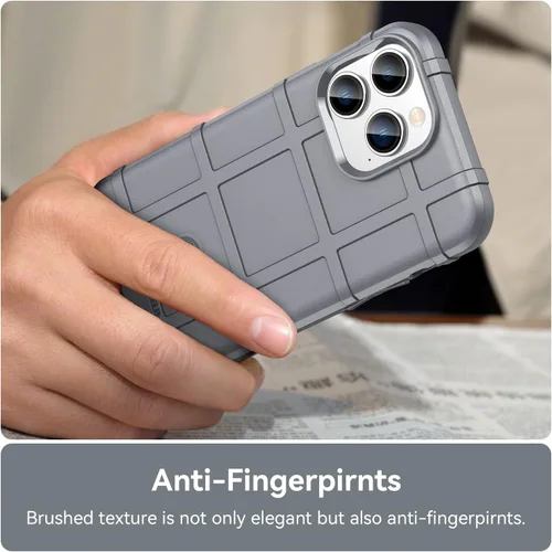 Vista 5 de Funda delgada para iPhone 13 Pro (no compatible con iPhone 13), funda delgada de grado militar a prueba de golpes, probada contra caídas