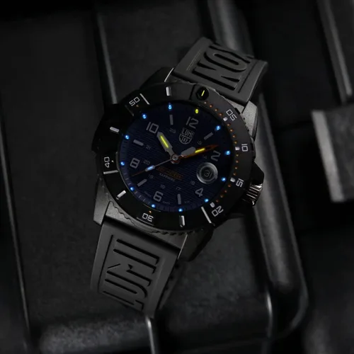 Vista 4 de Luminox - Navy Seal Foundation - Reloj Hombre 1.772 in - Diver Watch XS.3602.NSF - Relojes Hombre - Hecho en Suiza, Negro -, Diver