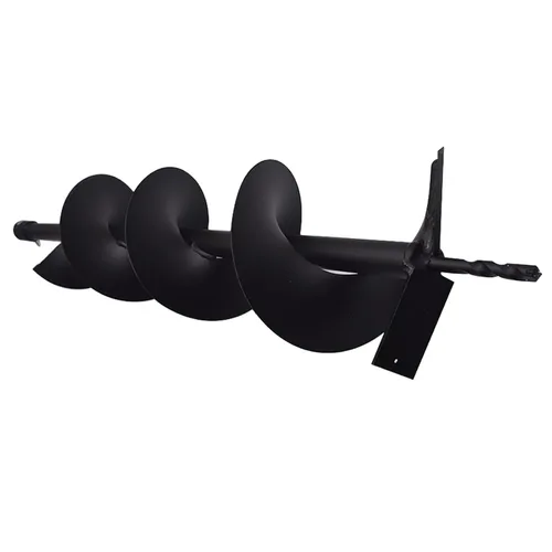 Vista 11 de Broca de taladro de tierra de 4 pulgadas, broca de flores para plantas de jardín, maceta rápida, compatible con poste de gas, excavadora de agujeros
