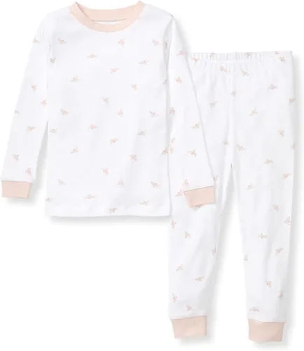 Vista 29 de Burt's Bees Baby Pijama para niña, 2 piezas, camiseta de manga larga y pantalones de algodón orgánico
