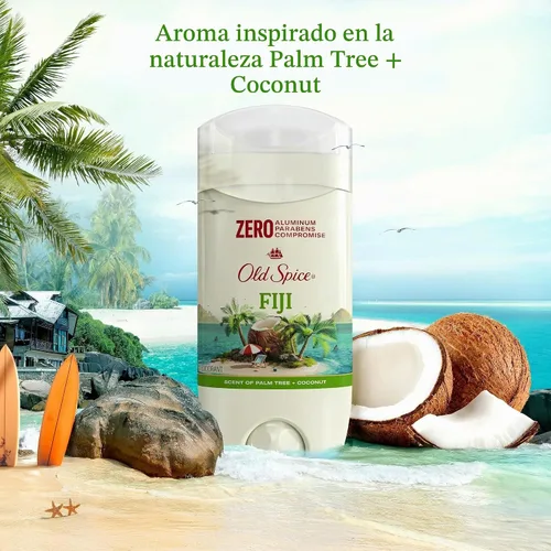 Vista 4 de Old Spice Fresh Collection Fiji - Desodorante aromático de 3 onzas (paquete de 2)