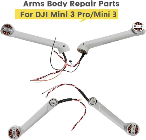 Vista 2 de SeiZed Piezas de reparación del motor del brazo de repuesto del dron, carcasa superior, parte delantera, trasera, izquierda, derecha, brazo