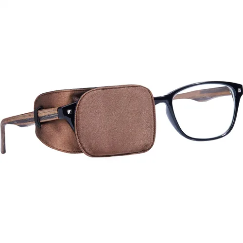 Vista 23 de Parche de ojo de seda Astropic para gafas de adultos y niños para cubrir cualquier ojo (Mediano, Violeta)