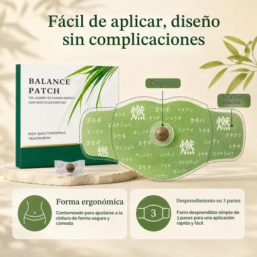 Vista 7 de Parche de equilibrio de hierbas japonesas, ingredientes a base de plantas, diseño adhesivo cómodo, fácil uso tópico, 2 cajas, 10 parches (2)