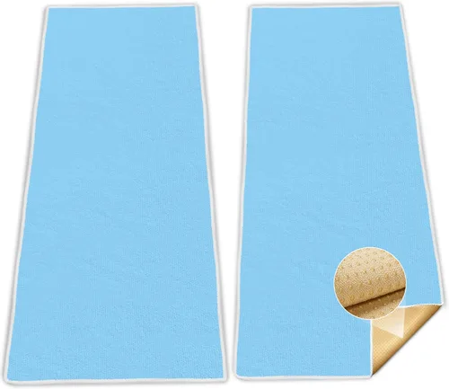 Vista 13 de Toalla de yoga caliente antideslizante, paquete de 2 toallas de yoga gruesas y suaves, absorbentes del sudor, con punto de agarre, 72 x 26 pulgadas