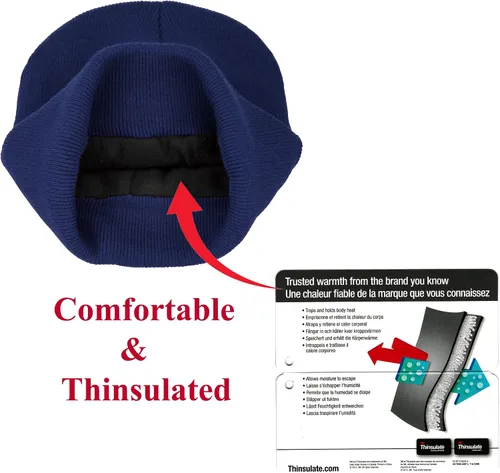 Vista 5 de 3M Thinsulate Skull Cap - Gorro térmico de punto acrílico - Gorro de invierno para hombre y mujer