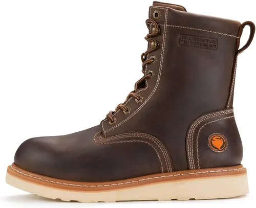 Vista 7 de SUREWAY Men's 8" Waterproof Steel-Toe Logger Work Boot