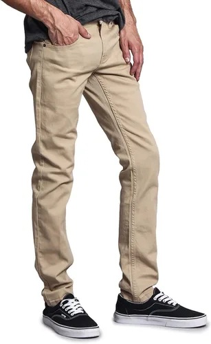 Vista 4 de Pantalones de sarga para hombre