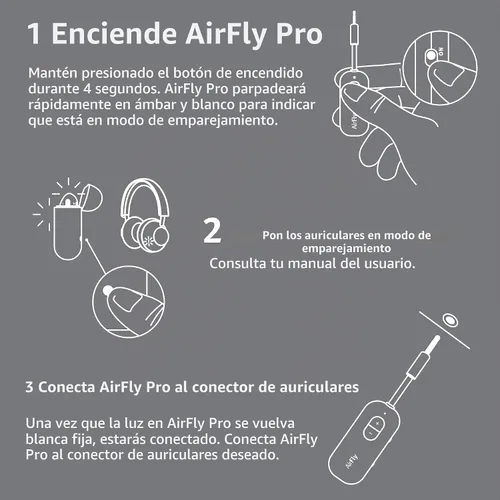 Vista 9 de Twelve South AirFly Pro, transmisor de audio inalámbrico Bluetooth, negro