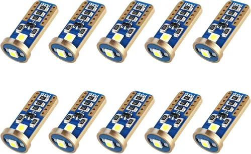 Vista 8 de iBrightstar Bombillas LED T10 168 194 de cuña extremadamente brillantes para interior de automóvil, cúpula, mapa, puerta, luces de matrícula