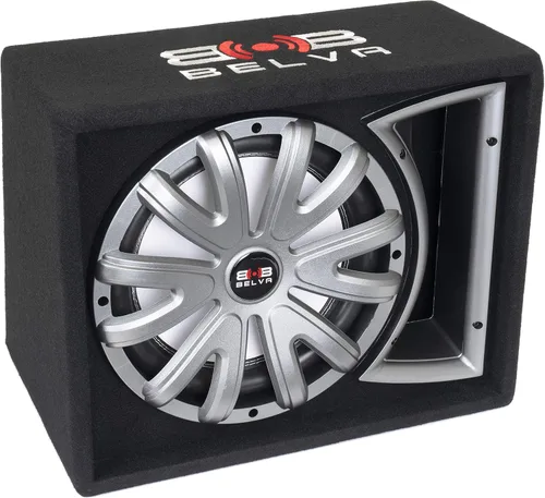 Vista 2 de BELVA BLB112LED Subwoofer de coche con puerto cargado de 12 pulgadas y 750 W con LED multicolor y control remoto