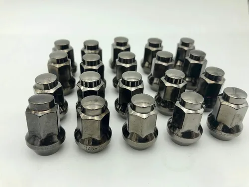 Vista 2 de 3/8-24 Tuercas cónicas Gunmetal Gris Polaris Ranger 700 Rzr 900 xp 800 S 570 (16)