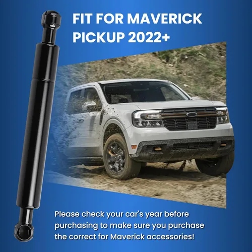 Vista 2 de 2022 2023 2024 2025 2026 Amortiguador asistido para portón trasero para camiones Maverick, compatible con accesorios para camioneta pickup Maverick
