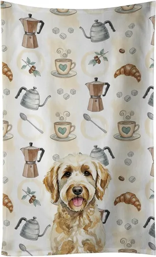 Vista 19 de Caroline's Treasures Afghan Hound - Toalla de cocina para barra de café, terciopelo frontal y lazo de algodón, lavable a máquina Sabueso afgano