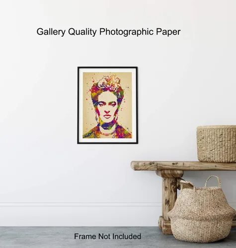 Vista 8 de Póster artístico para pared, decoración de habitación, retrato de acuarela contemporáneo de 8 x 10 pulgadas, imagen de decoración del hogar