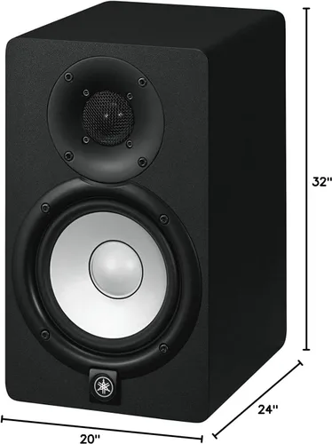 Vista 3 de Yamaha HS5, monitor de estudio con alimentación, par