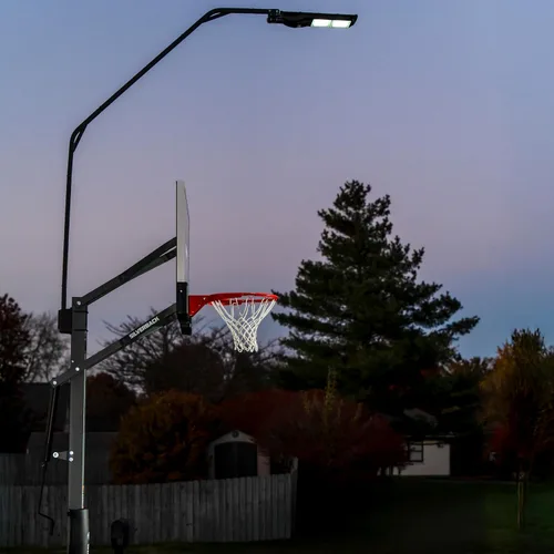 Vista 9 de Silverback La luz LED de aro de baloncesto ilumina el tablero