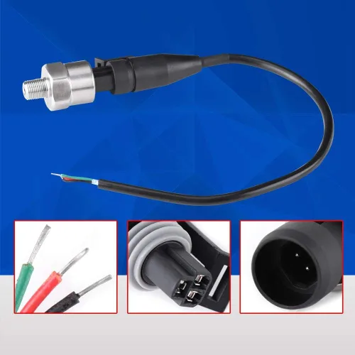 Vista 5 de Transductor de presión de 300 PSI Sensor de remitente con conector Transductor de presión de acero inoxidable con rosca NPT de 1/8 pulgadas