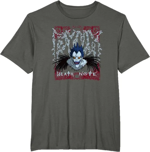 Vista 4 de Death Note Camiseta Ryuk Heavy Metal, Negro, S