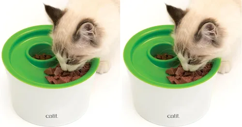 Vista 2 de Catit Senses 2.0 Multi Feeder, juguetes interactivos para gatos