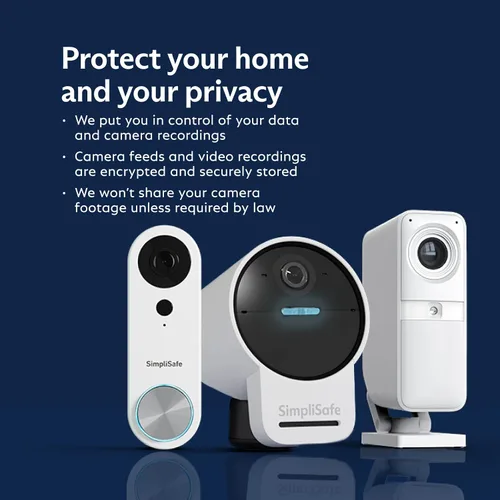 Vista 9 de SimpliSafe - Sistema de seguridad para el hogar con cámaras exteriores inalámbricas de 7 piezas - Supervisión profesional opcional 24/7 - Sin