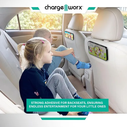 Vista 4 de CHARGEWORX Paquete de 3 soportes magnéticos para pared, compatibles con MagSafe, soportes adhesivos para teléfono, para ducha, baño, cocina, espejo