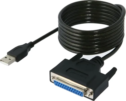 Vista 3 de SABRENT Adaptador de impresora paralelo USB 2.0 a DB25 IEEE-1284 (CB-DB25)