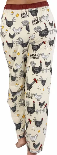 Vista 2 de Lazy One Pijamas para mujer, lindos pantalones de pijama de granja y parte superior separados