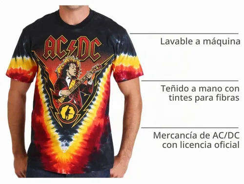 Vista 2 de Liquid Blue Camiseta Angus Lightning para hombre