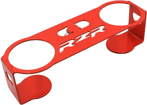 Vista 2 de Soporte para vasos de bebida con mango rojo para Polaris RZR 4 800/900 RZR 570 S 1000 2008-2020