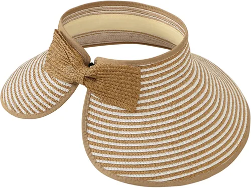 Vista 56 de Simplicity - Sombrero con protección solar UV UPF 50 para mujer, convertible en visera para playa