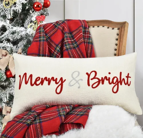 Vista 10 de Fundas de almohada navideñas de gatos lindos de 18 x 18 pulgadas, fundas de almohada bordadas de Navidad, decoraciones de Navidad, almohadas Gatos