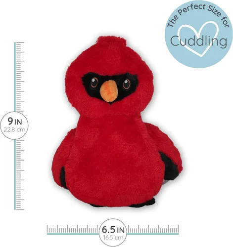 Vista 5 de Warm Pals Cardinal, felpa pesada para microondas, calentada para mayor calidez