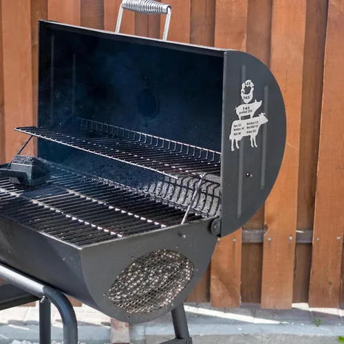 Vista 5 de Guía de temperatura de carne a la parrilla, regalo de barbacoa para hombres, imán de metal