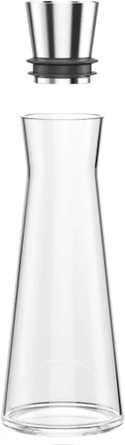 Vista 4 de Emsa Flow Slim 515675 - Jarra de cristal refrigerante (apertura automática), cristal y acero inoxidable