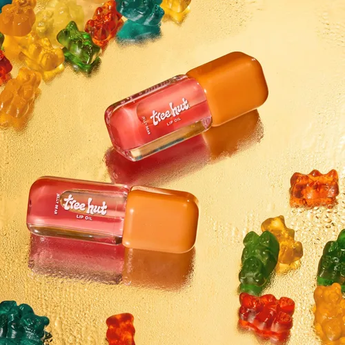 Vista 4 de Tree Hut Aceite hidratante para labios, Jelly Bear, 0.11 onzas líquidas
